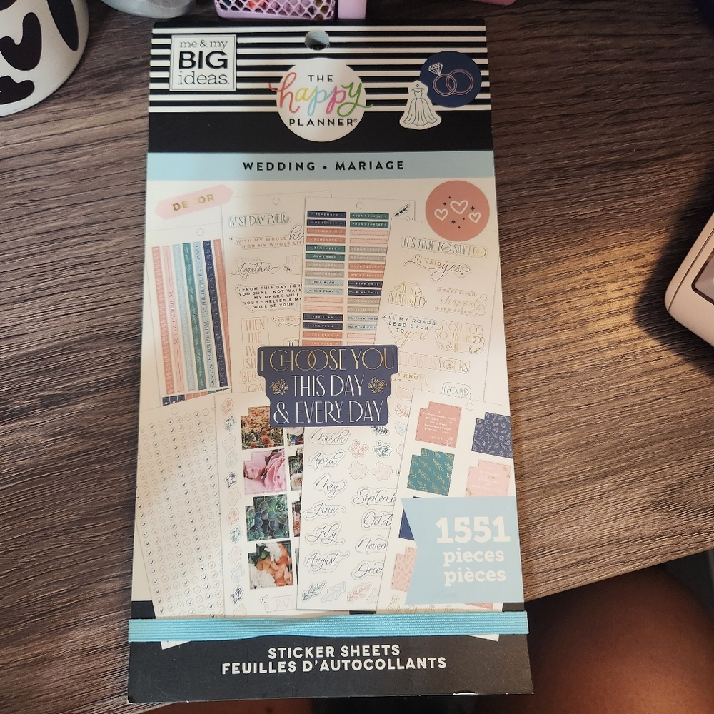 The Happy Planner Wedding Sticker Sheets